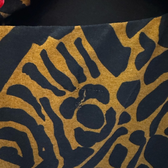 ASOS Topshop tall cut out twist front midi dress in multi bold animal print - Picture 8 of 11